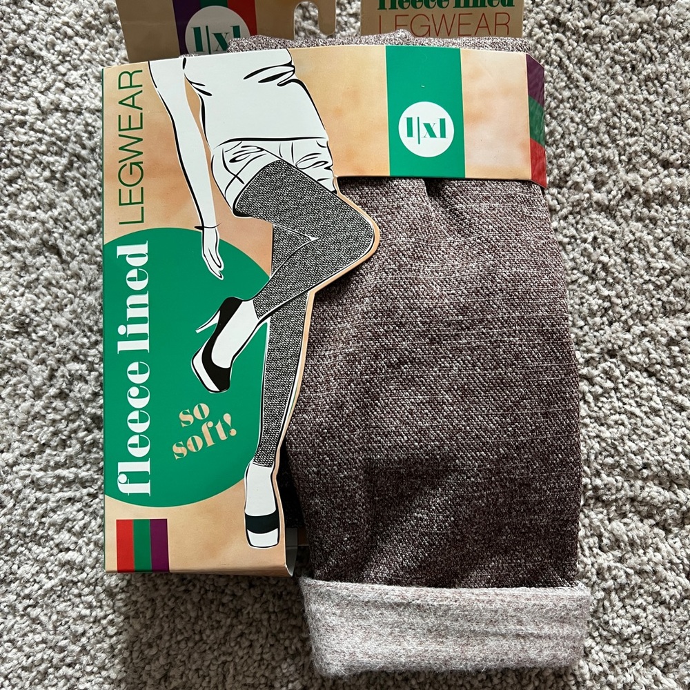 Fleece Lined Leggings - NWT (L/XL)